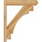 Ekena Millwork Merced Craftsman Rough Sawn Outlooker, Western Red Cedar, 6"W x 28"D x 34"H OUT06X28X34MRC04RWR - alternate 4